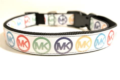 michael kors pet collar|coach dog collar large.